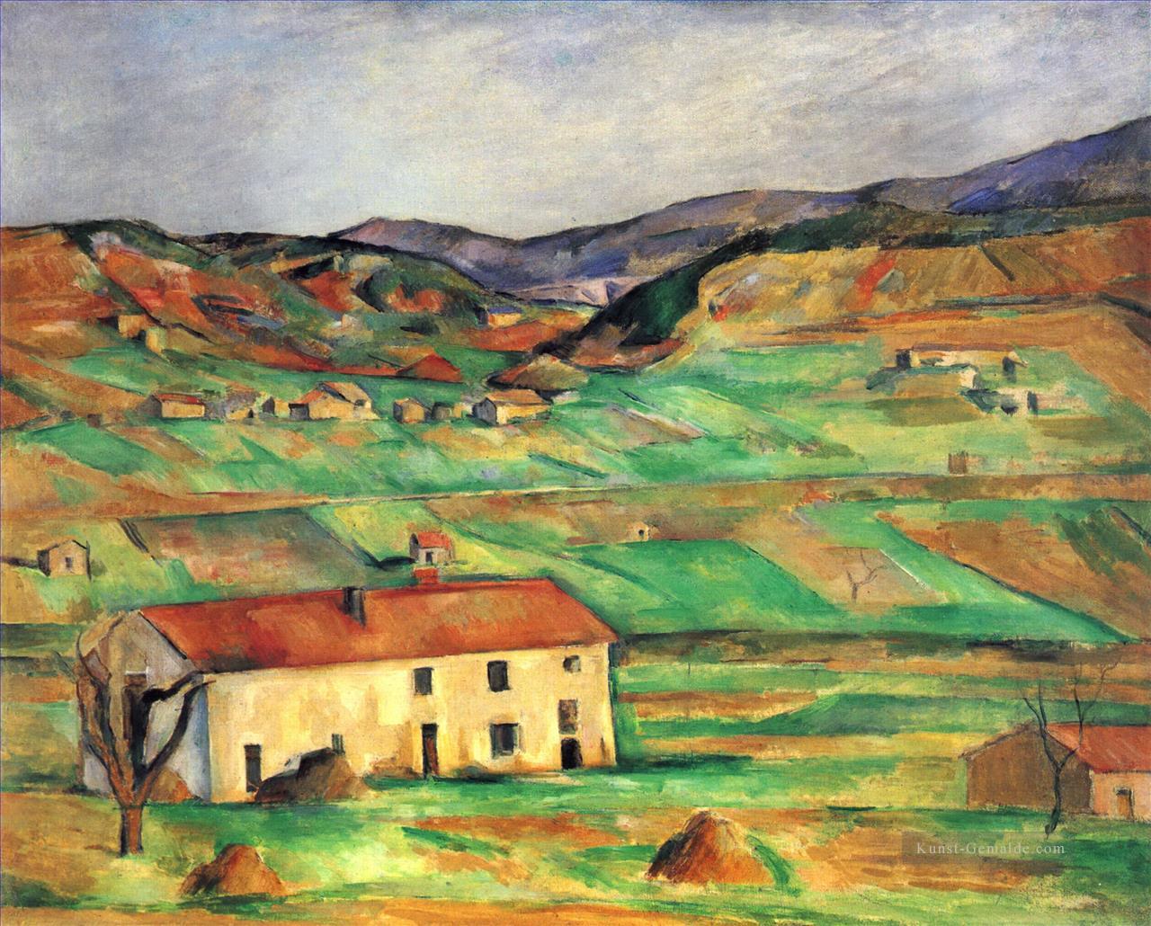 Gardanne Paul Cezanne Szenerie Ölgemälde